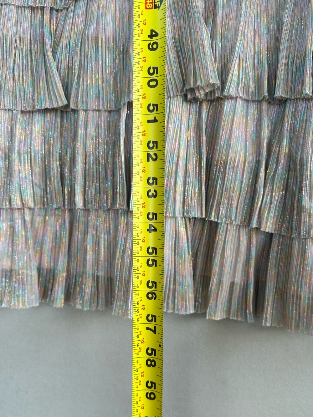 Gianni Binni dress ruffle maxi size 8 - Picture 6 of 8